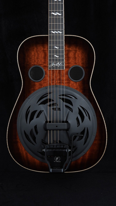 Beard Jerry Douglas Signature Squareneck Resonator with Fishman Electronics, Hipshot Doubleshot Bridge, and Black Hardware