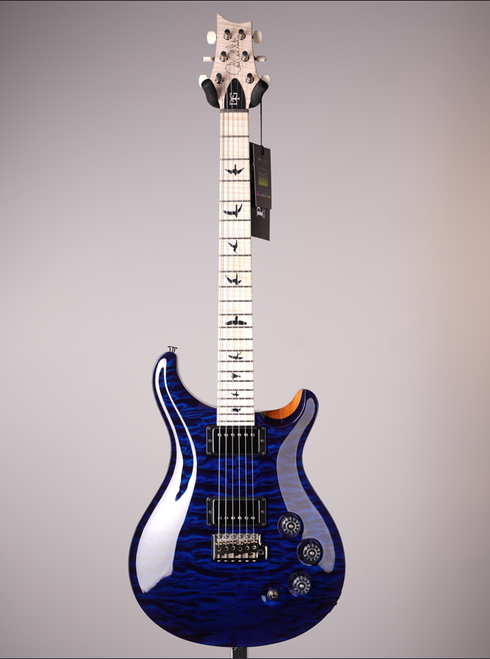 PRS Wood Library DGT in Deep Blue with Quilt Top and Maple Neck