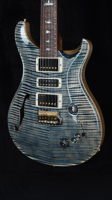 PRS 40th Anniversary Special Semi-Hollow Limited Edition in Faded Whale Blue (Natural Back)