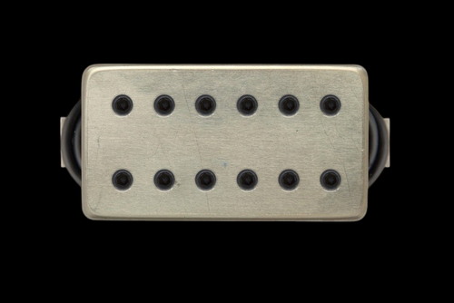 Bare Knuckle Pickups Aftermath 6 String Set - Raw Nickel/Black Bolts with Narrow Spacing