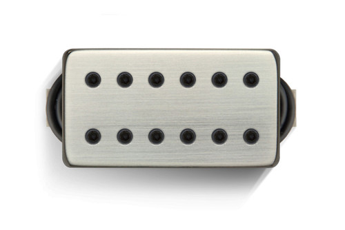 Bare Knuckle Pickups Juggernaut 6 String Set - Raw Nickel/Black Bolts