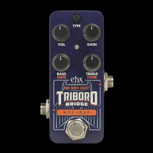 Electro-Harmonix Pico Triboro Bridge Overdrive / Distortion / Fuzz Pedal - Top