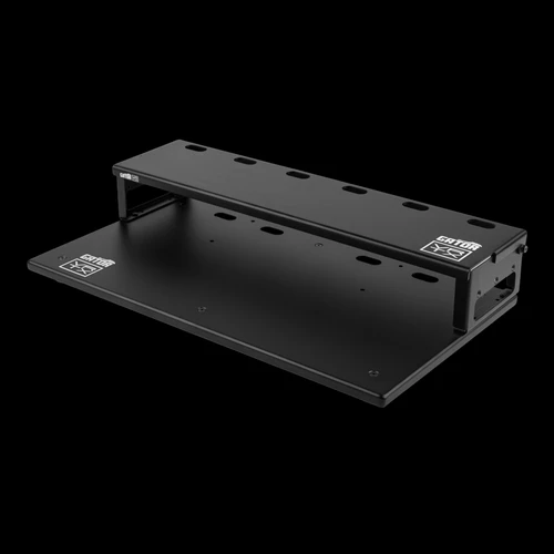 Vertex By Gator GV-TC2313R2-GB Tour Compact 23″ x 13″ Pedalboard & Riser w/ Padded Gig Bag - Left Angle