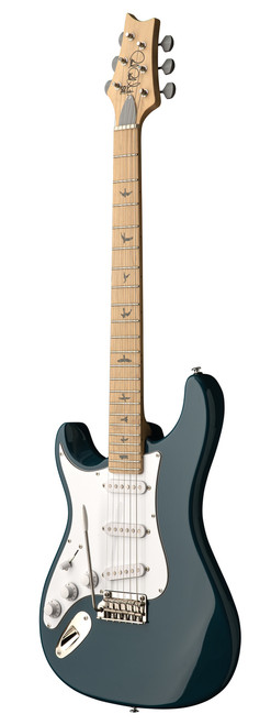 PRS SE Left-Handed Silver Sky with Maple Fretboard in Nylon Blue