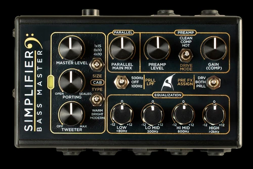 DSM & Humboldt Simplifier Bass Master | 0-Watt 100% Analog Bass Amp & Cab Simulator
