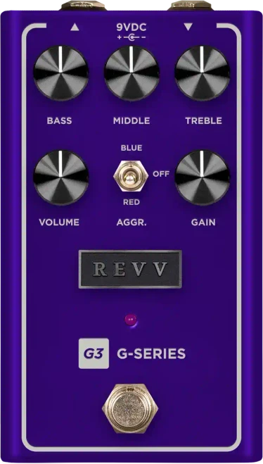 Revv Amplification G3 V2 Distortion Pedal (Purple)