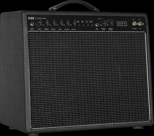 Revv Amplification Dynamis D25 1x12 Combo in Black - Angle