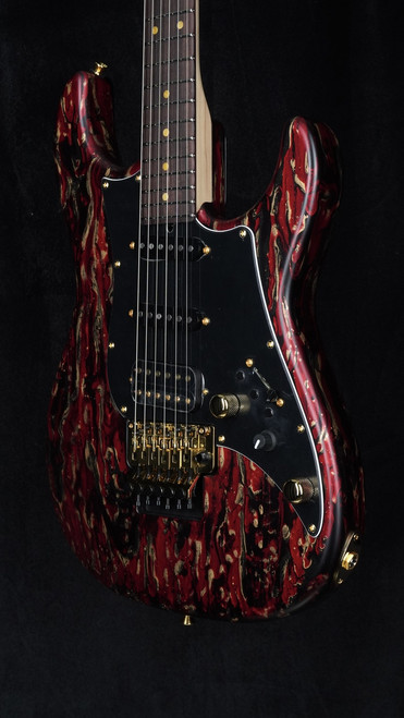 James Tyler Studio Elite HD - Sanctuary Shmear Custom with Floyd Rose Tremolo Quarter Close