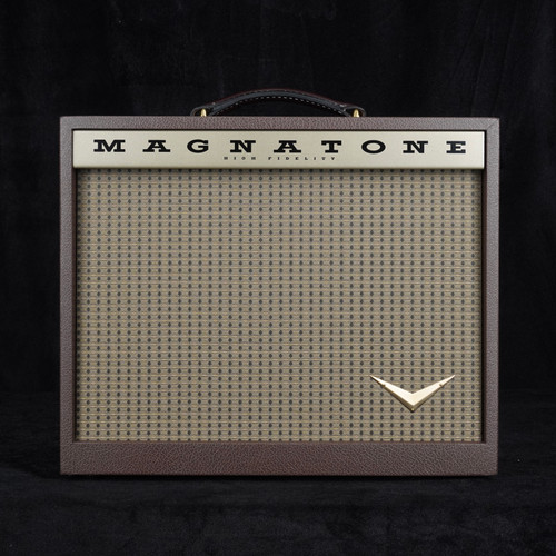 Preowned Magnatone Starlite Reverb 10 8w 1x10 Combo - Traditional Brown Front