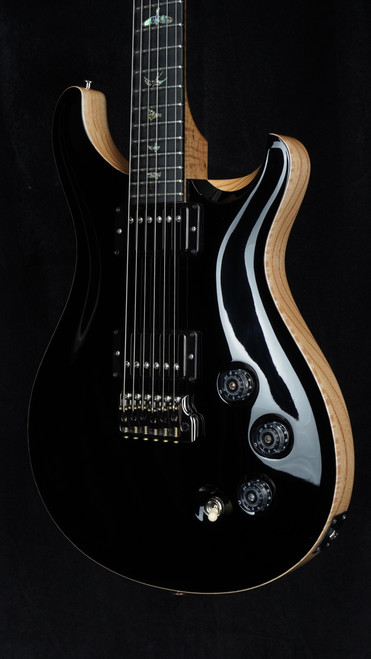 Preowned PRS Wood Library DGT Blacktop - Ash Back & Roasted Maple Neck Quarter Close