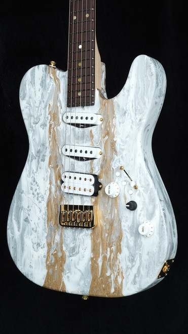 James Tyler Custom Tylerbastar Dann Huff HD-X Spec Hardtail - White Shmear