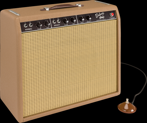 Fender American Vintage '62 Deluxe Amp 6G3 Brownface 20W - Angle