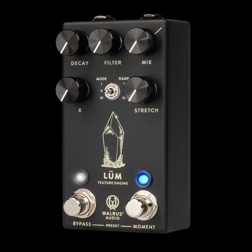 Walrus Audio Lüm Texture Engine - Matte Black - Left Angle