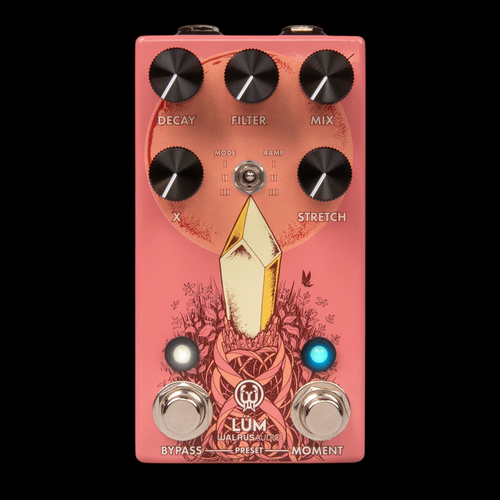 Walrus Audio Lüm Texture Engine Granular Reverb Pedal - Guava Gloss - Top