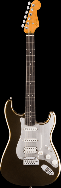 Fender American Ultra II Stratocaster® HSS with Ebony Fingerboard in Texas Tea - Whole