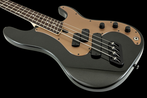 Dingwall SP-1 4-String Bass - Gloss Black Metallic - Angle