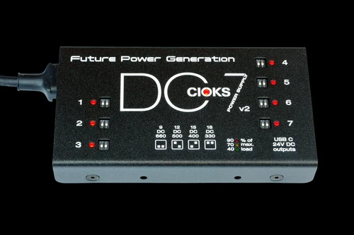 CIOKS DC7 V2 Pedalboard Power Supply - top Detail