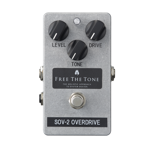 Free The Tone Custom Shop SOV-2-CS Overdrive Pedal - Top