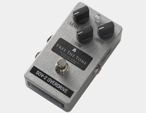 Free The Tone Custom Shop SOV-2-CS Overdrive Pedal - Angle