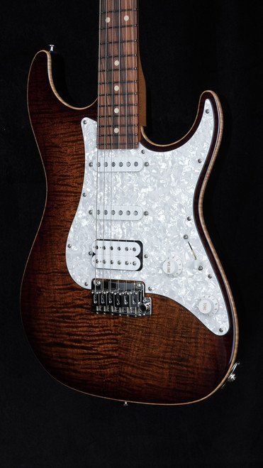 Suhr Standard Plus HSS - Bengal Burst with Pau Ferro Fingerboard Quarter Close