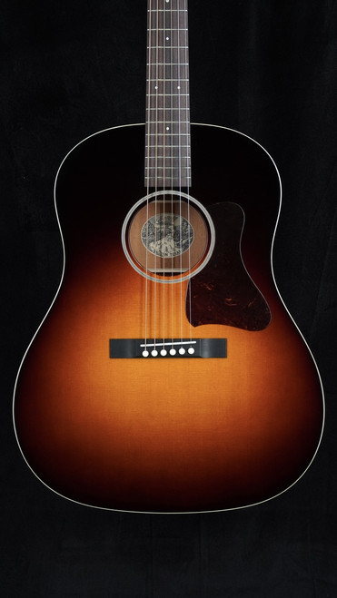 Collings CJ-45 T Traditional Acoustic Guitar - Sunburst (Drop-In Saddle) Front Close