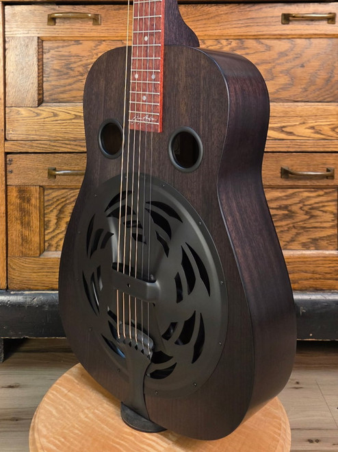 Beard Jerry Douglas Signature Black Beard Squareneck Resonator - Flat Satin Black