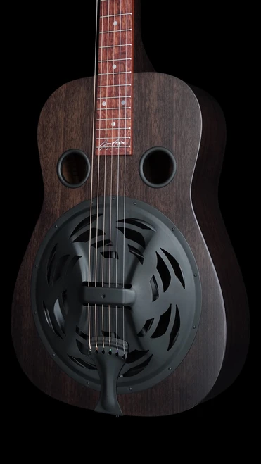 Beard Jerry Douglas Signature Black Beard Squareneck Resonator - Flat Satin Black