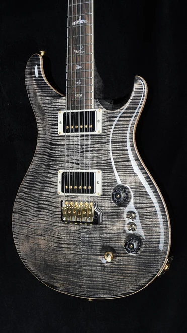 PRS Signature Dealer Exclusive McCarty Tremolo with 408 Switching in Charcoal with Black Back - Close Angle