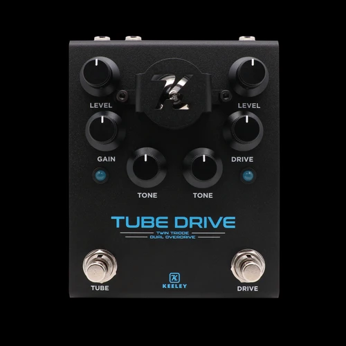 Keeley Tube Drive Twin Triode Dual Overdrive Pedal Front