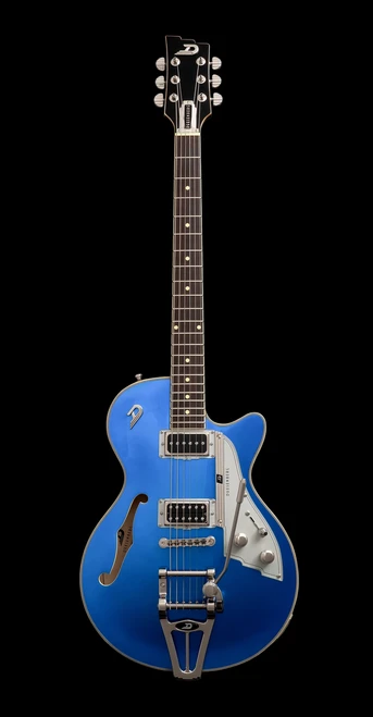 Duesenberg Starplayer TV Electric Guitar - Balboa Pearl Blue (2026 Model) - Front Whole