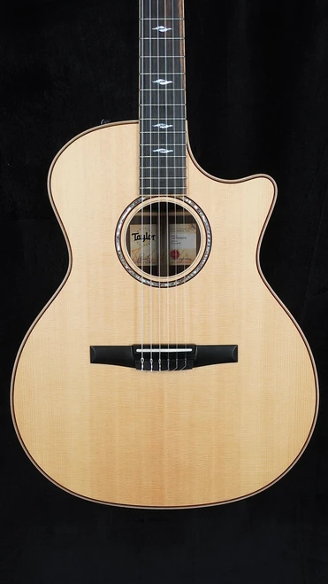 DEMO 2024 Taylor 814ce-N Nylon String Grand Auditorium - Front Close