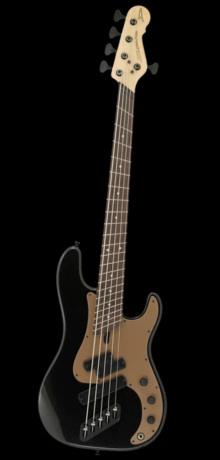 Dingwall Custom Shop SP-1 5-String Bass - Gloss Black - Front Whole