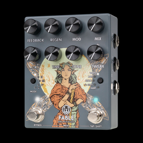 Walrus Audio Fable Granular Soundscape Generator MKII Pedal - Gray - Left Angle