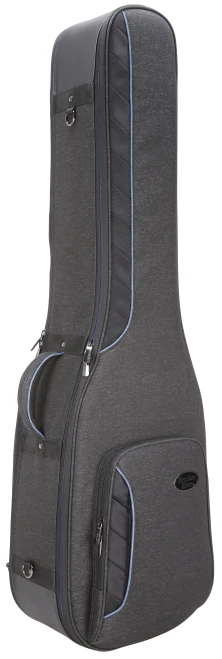 Reunion Blues Continental Voyager Double Electric Bass Guitar Case - Front Angle