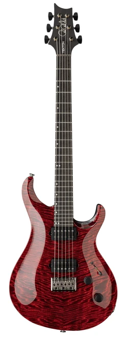 PRS Tekton in Bloodstone Red (black satin neck) - Front Whole
