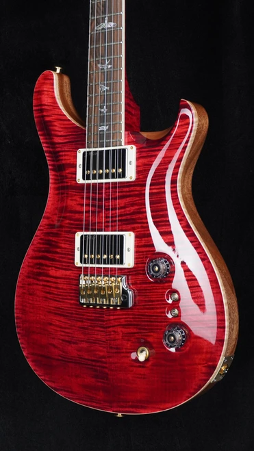 PRS Signature Dealer Exclusive McCarty Tremolo with 408 Switching in Red Tiger - Angle Close