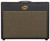 Suhr 2x12 Deep Speaker Cabinet in Black with Gold Grille and Celestion Vintage 30 Speakers
