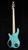 Dingwall NG3 Adam Nolly Getgood Signature 5-String in Celestial Blue with Maple Fretboard