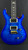 PRS Custom 24 in Blue Matteo Wrap Burst with Flame Maple 10 Top