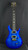 PRS Custom 24 in Blue Matteo Wrap Burst with Flame Maple 10 Top