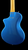 Duesenberg Julietta Solid Body - Catalina Blue -Back Close