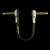 Mogami PRR Gold Pedal Patch Cables with Pancake Right angle Plugs
