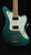 Suhr Custom Classic JM in Aqua Sparkle with Mastery Bridge and Vibrato - Close