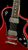 Duesenberg Julietta Solid Body - Catalina Red - Angle