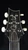 Preowned Paul Reed Smith Limited Edition Private Stock Paul's Guitar - Violin - Headstock Front