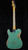 Preowned Fender Custom Shop Thinline Telecaster in Seafoam Green Sparkle