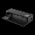 Vertex By Gator GV-TL1710R1-GB Travel Lite 17" x 10" Pedalboard & 17" x 6" Riser w/ Padded Gig Bag - Left Angle