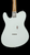 BilT Guitars ESG in Aged Olympic White with Chambered Body