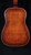 Beard Legacy E-Model Horse Chestnut Squareneck Resonator - Satin Amber Sunburst - Back Close