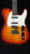 Preowned Tom Anderson Short Hollow Drop T Classic in Transparent Autumn Red Rise